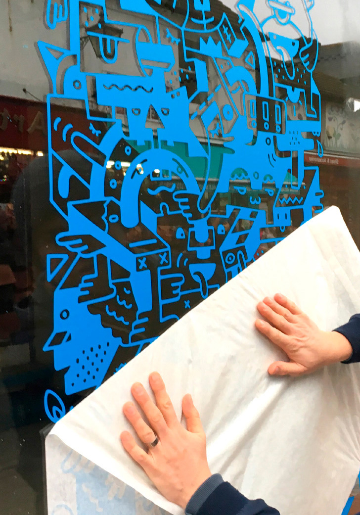 Vinyl application windows